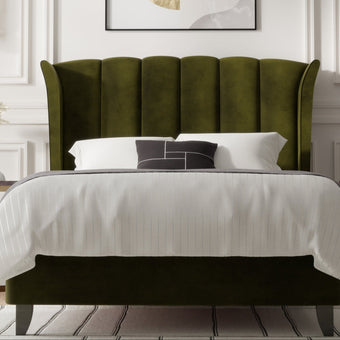 Princess Bed with Curved Wings