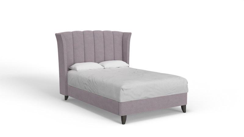 Princess Bed with Curved Wings
