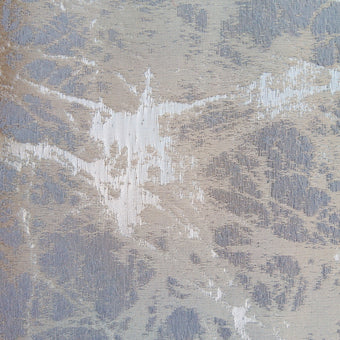 Silver grey upholstery on bed frame