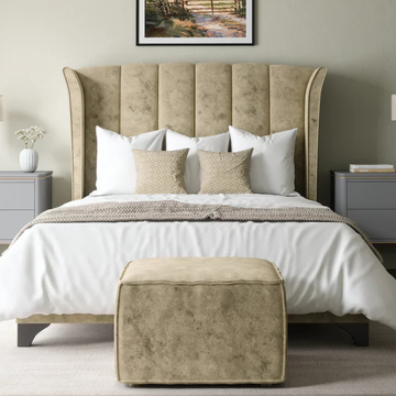 Aria Manual Ottoman Bed – Elegant Design Meets Smart Storage