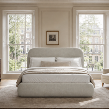 Ascot 6'0 Super King Bed frame Aston Natural Quick Ship
