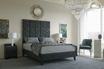 Chelsea Biscuit Platform Base  In Infinity Grey