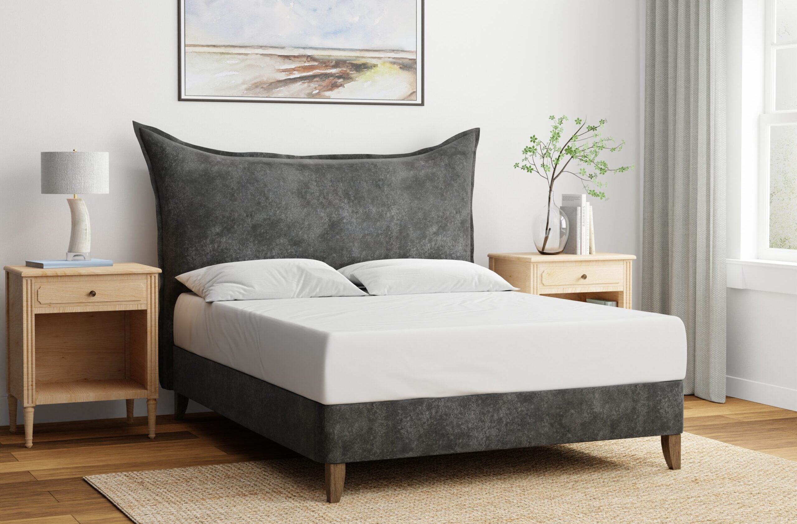 The Berkley Upholstered Bed – Pillow-Like Comfort with Elegant