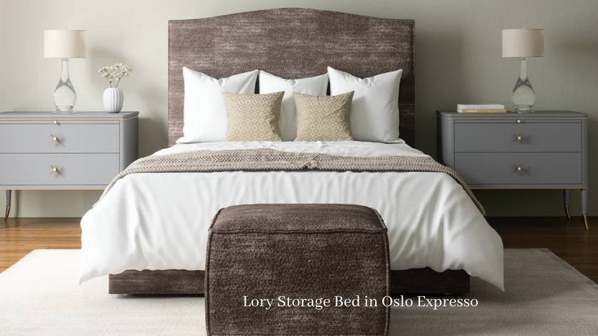 Clearance Lory  6’0 Super King Storage Oslo Espresso