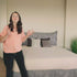 Berkley Bed with Large Pillow Headboard