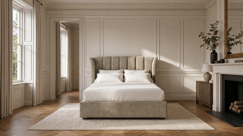 Princess 5’0 King Bed Frame Infinity Pearl Quick Ship