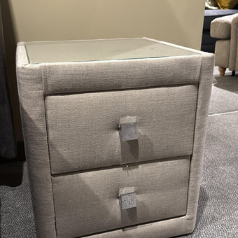 Clearance Richmond Bedside Table in Siena Pearl @ 50% Off