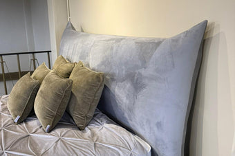 Clearance Snoorer 6’0 Super King Tiffany Silver Ottoman Storage Bed