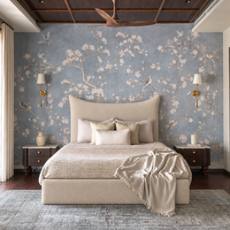 Snorer Super King electric ottoman bed in Teddy Bouclé Cream