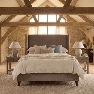 Ashbourne upholstered bed frame by The Sleep Co