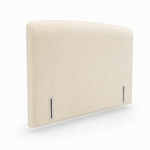 Dreamer upholstered headboard in Velvet Cream, alternate view